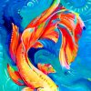 Colorful Betta Fish Art paint by numbers