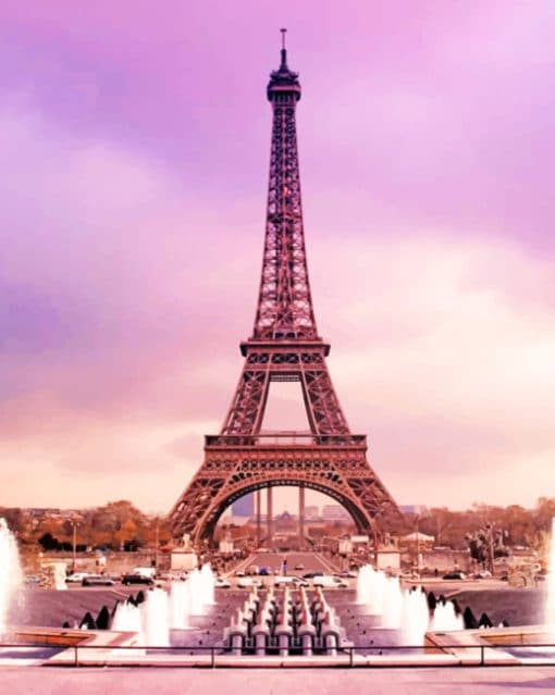 Eiffel Tower Paris paint by numbers