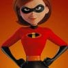 Elastigirl Character Paint by numbers