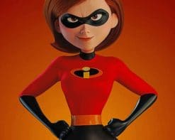 Elastigirl Character Paint by numbers