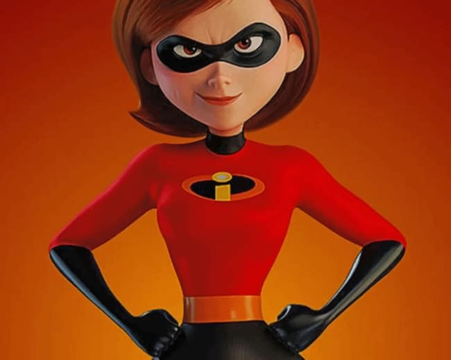 Elastigirl Character Paint by numbers