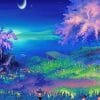 Fantasy Night Forest paint by numbers