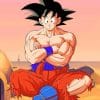 Goku Anime Character paint by numbers