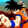 Goku Dragon Ball paint by numbers