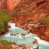 Havasu Falls Arizona paint by numbers