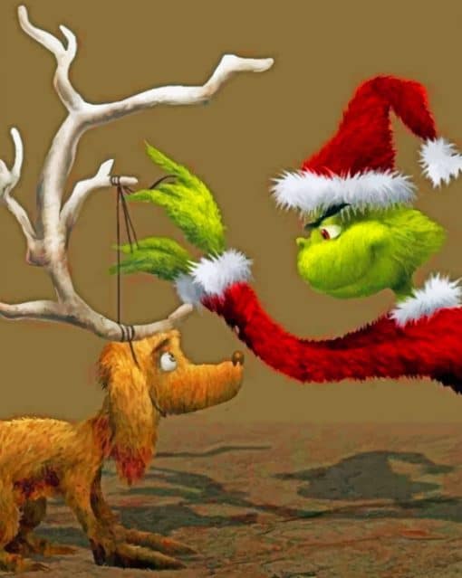 How The Grinch Stole Christmas Paint by numbers