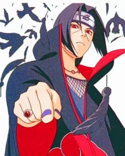 Itachi Uchiha paint by numbers