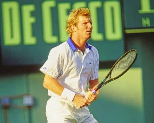 Jim Courier paint by numbers