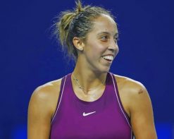 Madison Keys Player paint by numbers