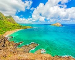 Makapuu Beach Hawaii paint by numbers