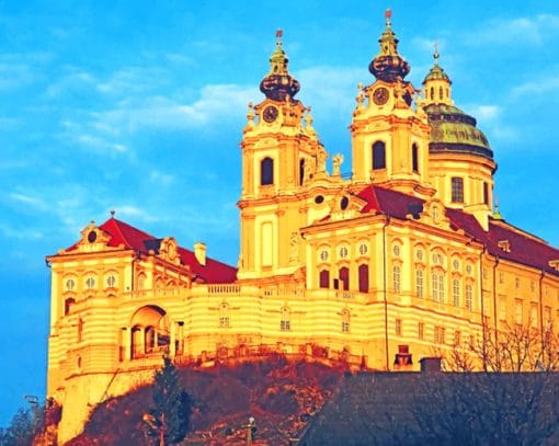 Melk Abbey Library paint by numbers