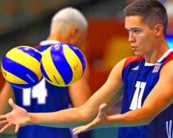 Micah Christenson Player Paint by numbers