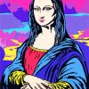 Mona Lisa Pop Art paint by numbers