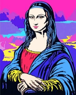 Mona Lisa Pop Art paint by numbers