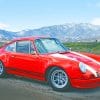 Red Porsche paint by numbers