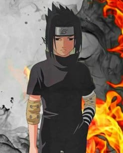 Sasuke Uchiha Paint by numbers