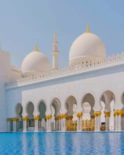 Sheikh Zayed Grand Mosque Paint by numbers