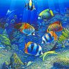 Tropical Fishes paint by numbers