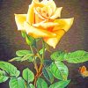 Yellow Rose paint by numbers