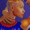 Aesthetic African Woman Paint by numbers