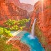 Arizona Havasu Falls Paint by numbers