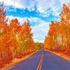 Autumn Road paint by numbers