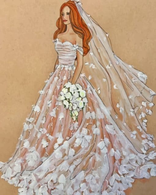 Beautiful Bride paint by numbers