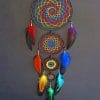 Black Dream Catcher Paint by numbers