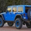 Blue Jeep Wrangler Paint by numbers