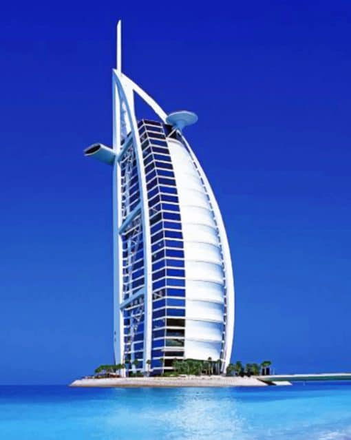 Burj Al Arab paint by numbers