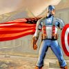 Captain America paint by numbers