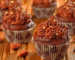 Chocolate Cupcakes Paint by numbers