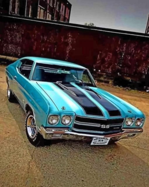 Classic Chevy Muscle Paint by numbers