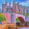 Conwy Castle Wales paint by numbers