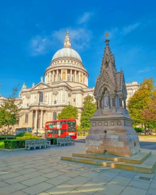 england St. Paul's Cathedral Paint by numbers