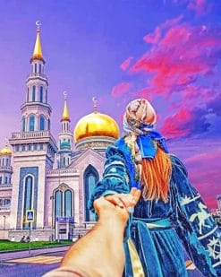 Follow Me To Moscow Cathedral MosqueFollow Me To Moscow Cathedral Mosque Paint by numbers