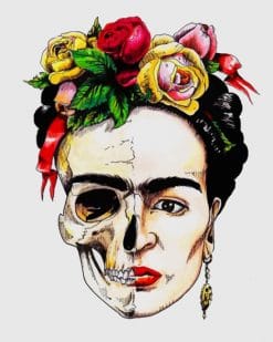 Frida Kahlo Skull Paint by numbers