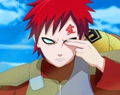 Gaara Naruto paint by numbers