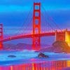 Golden Gate Bridge California paint by numbers