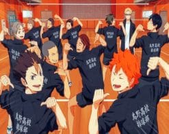 Haikyuu paint by numbers