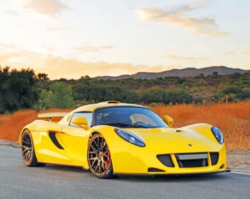 Hennessey Venom Gt paint by numbers