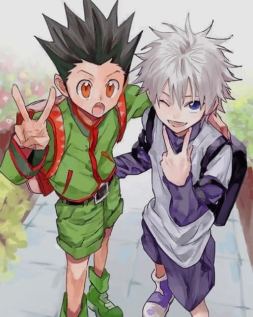 Hunter X Hunter Friendship Paint by numbers