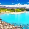 Lake Pukaki paint by numbers