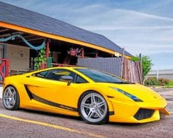 Lamborghini Gallardo paint by numbers