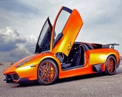 Lamborghini Murcielago paint by numbers