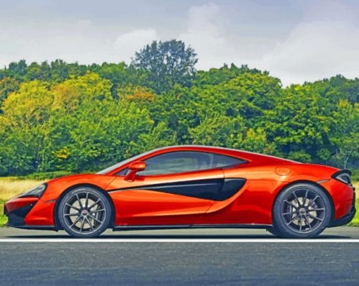 McLaren 570Gt paint by numbers