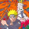 Naruto And Minato paint by numbers