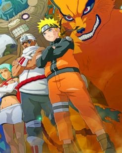 Naruto Anime paint by numbers