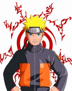 Naruto paint by numbers