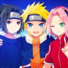 Naruto Sasuke Sakura paint by numbers